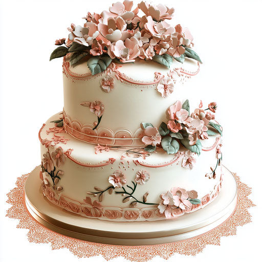 Photo-realistic clipart of a Cake Topper, high resolution, no background, isolated