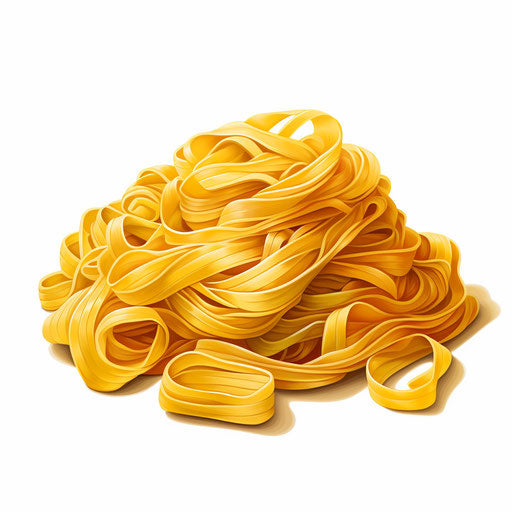 Pasta illustration in the style of Chiaroscuro Art