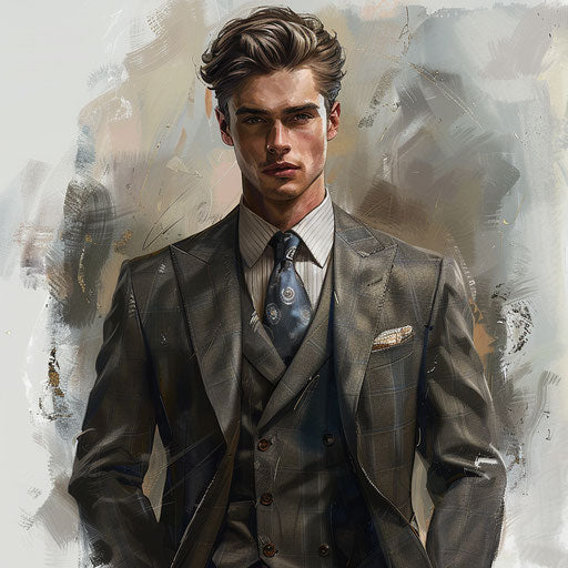 Sophisticated and modern business man