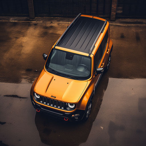 Top view of the jeep renegade classic