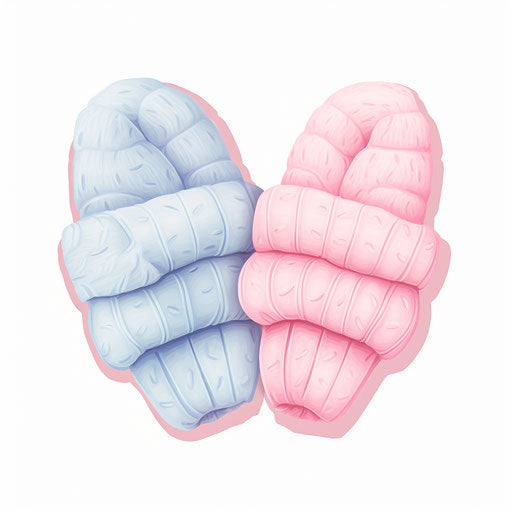 Illustration in Pastel Colors Art style, on white background