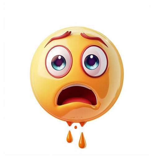crying emoji clipart, plain white background, no shadow 27:28