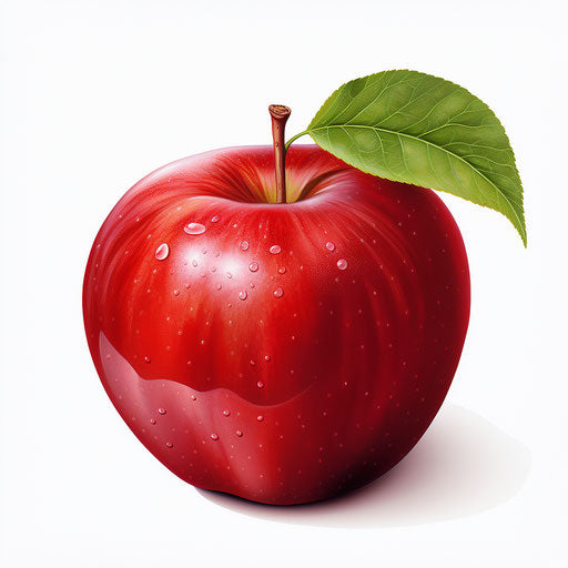 Apple in the style of chiaroscuro art