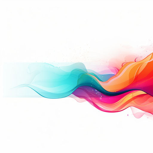 Minimalist Style Banner Clipart on White Background