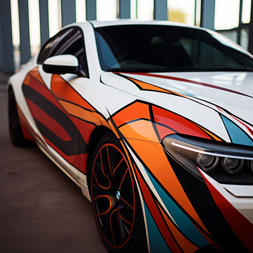 Classic BMW car custom decals