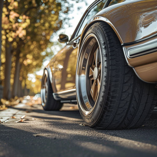 Upgrades for wheels and tires of the Porsche 911 Carrera classic