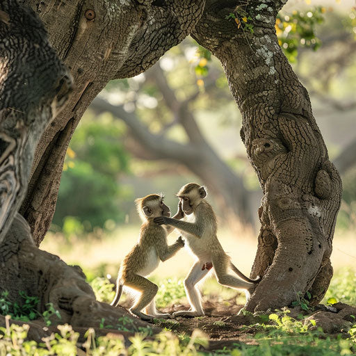 Vervet Monkey Habitat: The Essence of Wilderness in 4K