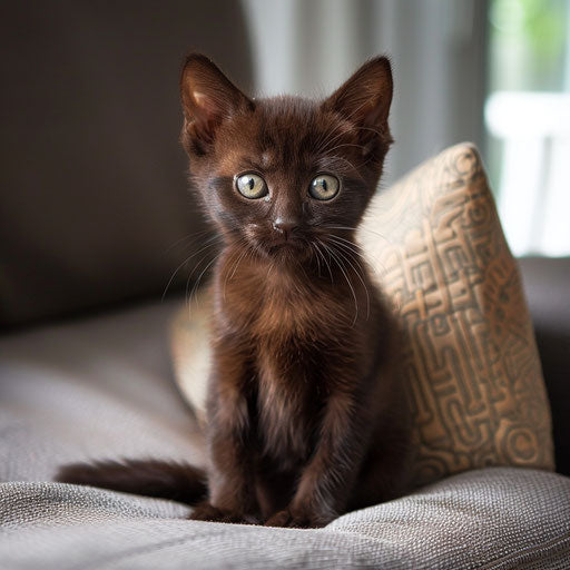 Cute brown kitten