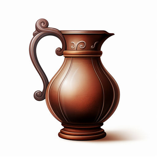 Illustration of a jug in the style of Chiaroscuro Art