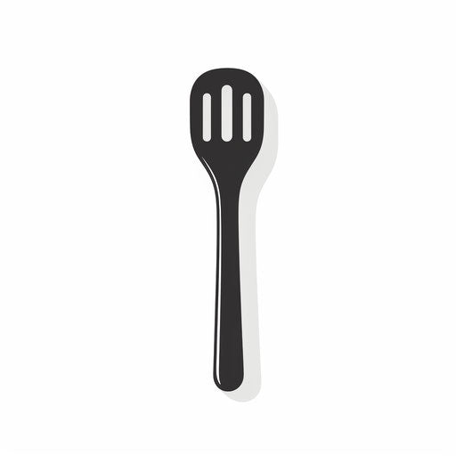 Spatula illustration in Minimalist style, on a white background