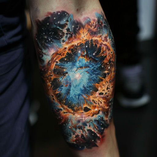 Vivid Elbow Tattoo Tattoo Vector Art