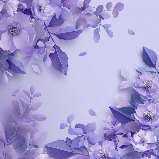 Picture day clipart on flat lavender background, realistic touch