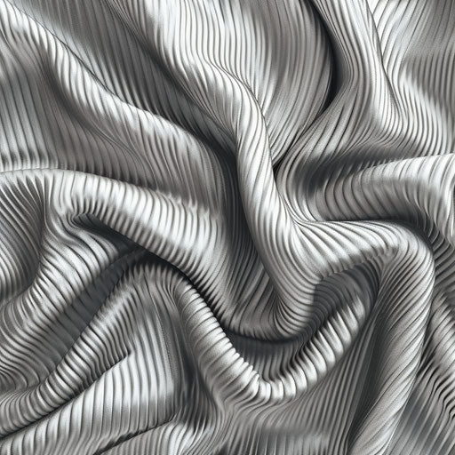 Shiny metallic background with realistic sweater clipart