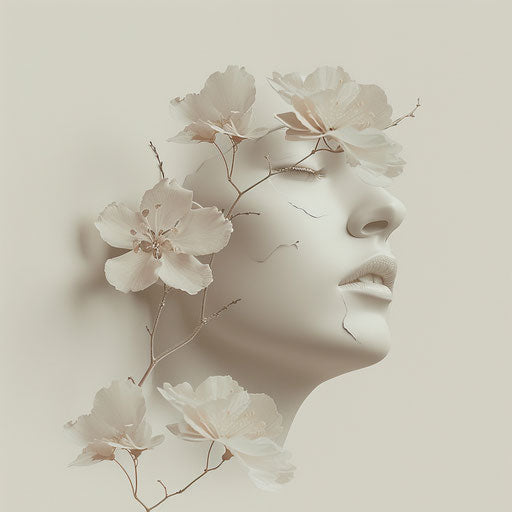 Mind in muted tones on flat cream background