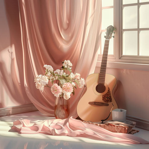 Realistic game clipart on dusky rose background