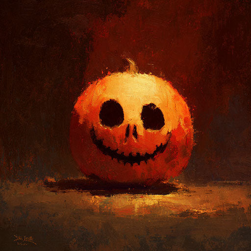 Playful Yet Eerie Halloween Pumpkin Atmosphere