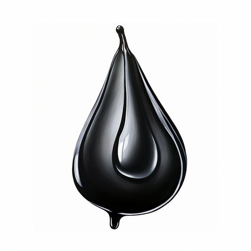 Raindrop clipart in the style of Chiaroscuro Art, on white background