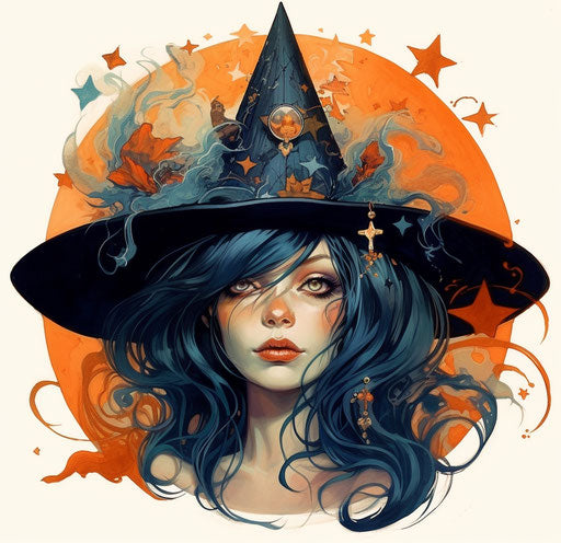 Witch hat tattoos inspired by Rachel Maclean