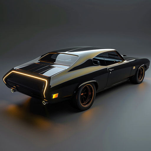 Futuristic 1969 Chevrolet Chevelle SS concept car