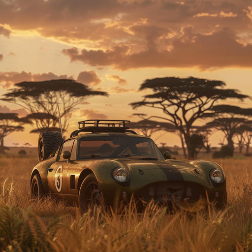 Exploring African savannah on safari