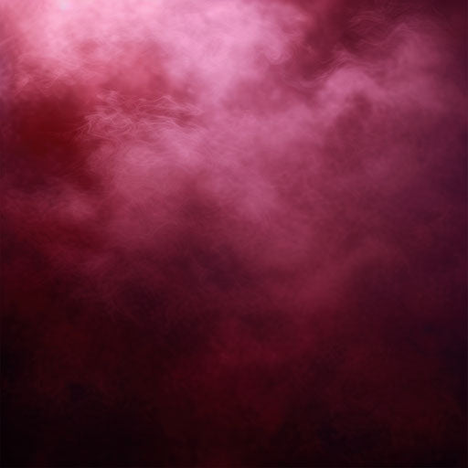 Realistic fog effect on rich burgundy background