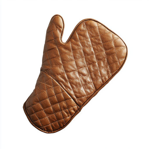 Realistic illustration of an oven mitt, high resolution