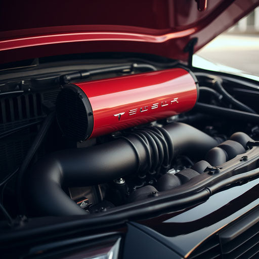 Tesla Model Y supercharger intakes