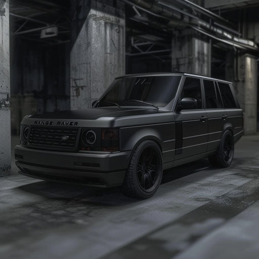Urban Stealth Operation of a Matte Black 1993 Range Rover