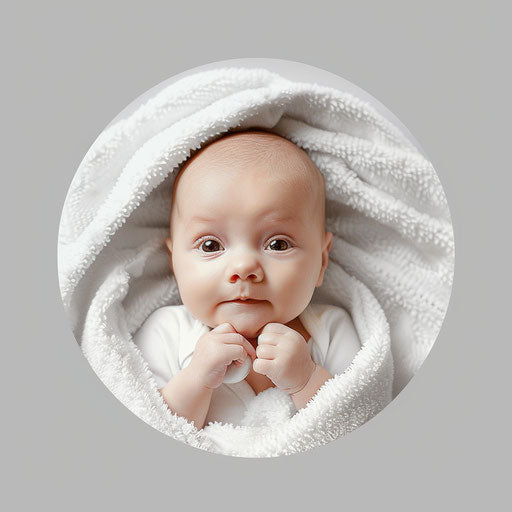 Realistic baptism clipart on flat slate grey background