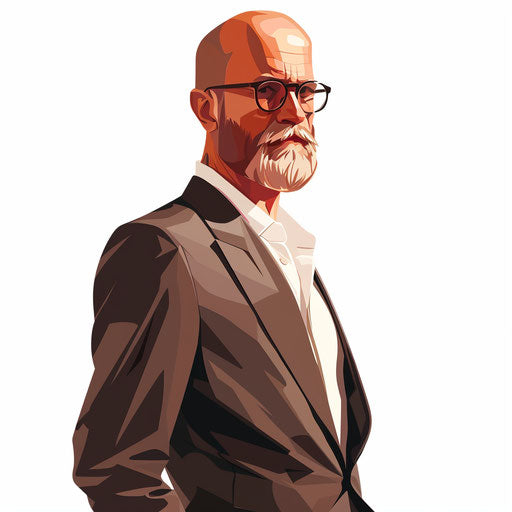 Line leader clipart in photo realistic style