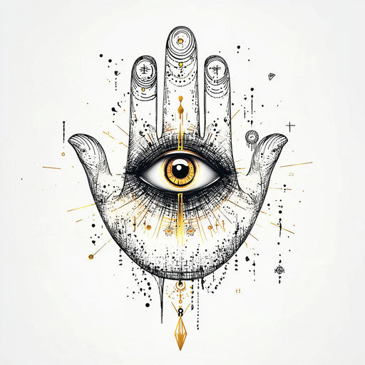 Unique Hamsa Hand Tattoo Tattoo Drafts