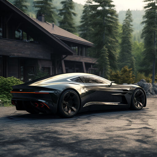 Side view of the Aston Martin DV5