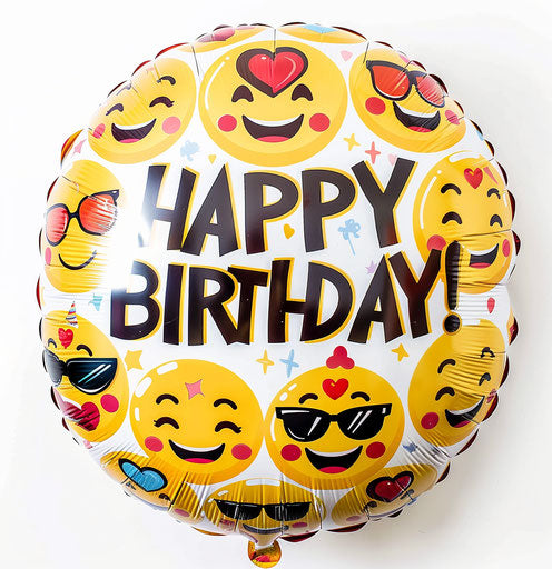 Vibrant Happy Birthday Emoji Stickers for Chat Apps