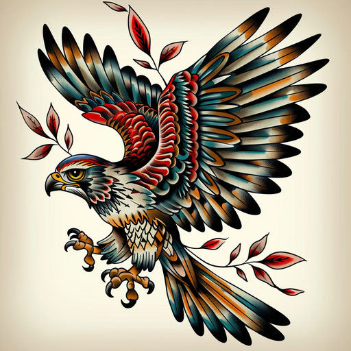 Hawk Tattoo Design Pack