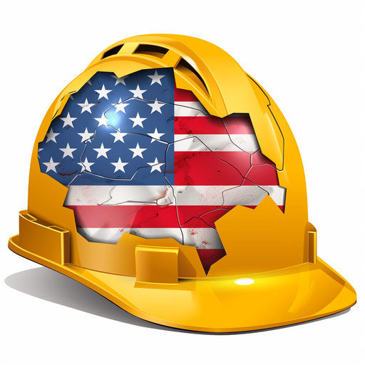 Labor Day clipart in photo realistic style with a flat random background, glossy finish and sharp outlines