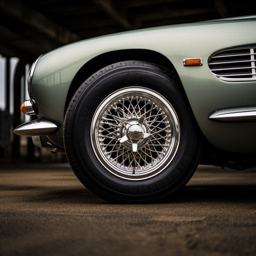 Upgrades for wheels and tires of aston martin db5