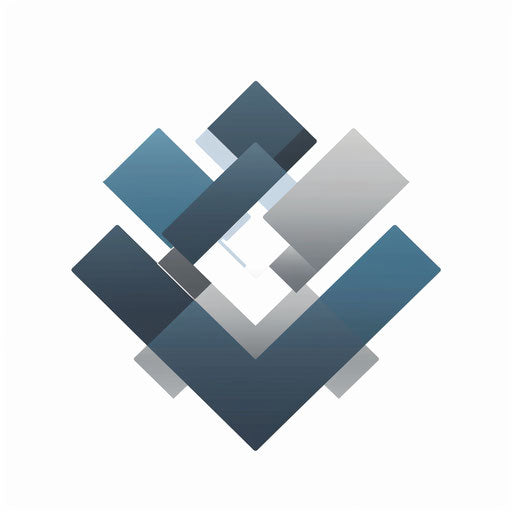 Graphic design logo with a professional look and muted colors