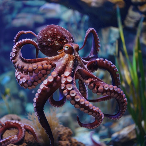 Octopus's daring escape from the aquarium