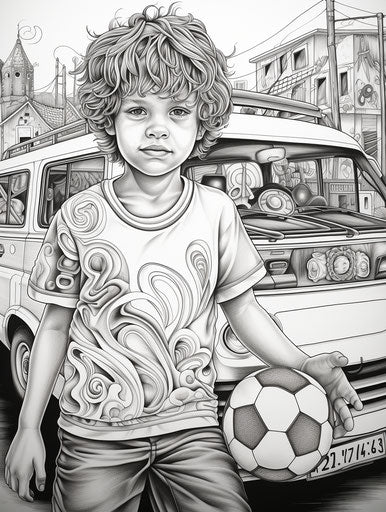 Football player coloring pages for kids