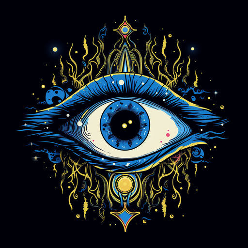 eye of god icon vector drawing