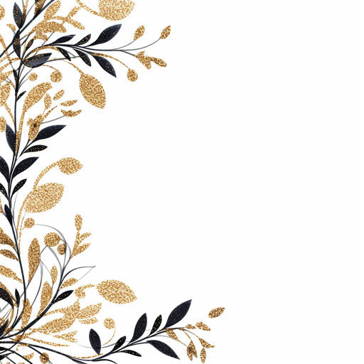 Minimalist style border design clipart, on white background