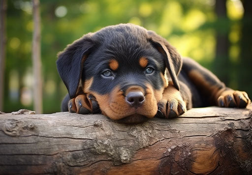 One month Rottweiler puppy first appointment 16% off