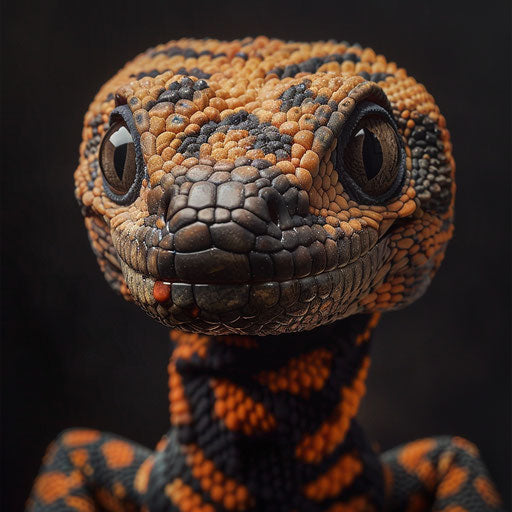 Curiously looking lizard