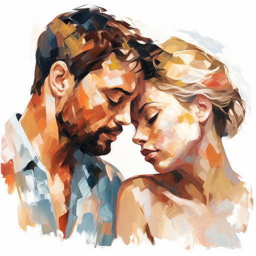 Empathy illustration in the style of Oil painting