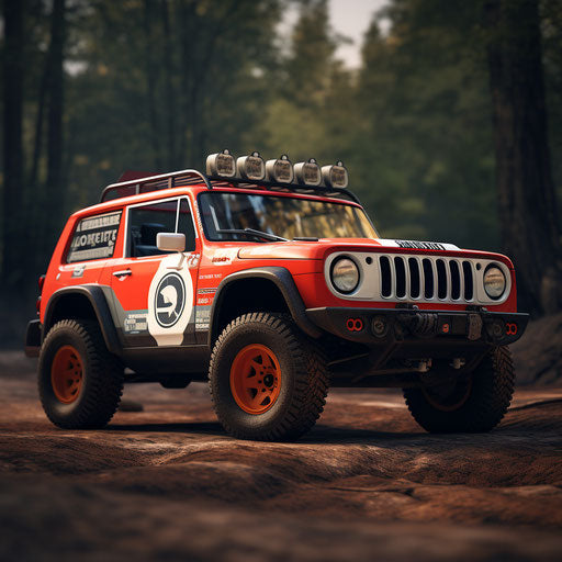 Classic jeep renegade Racecar