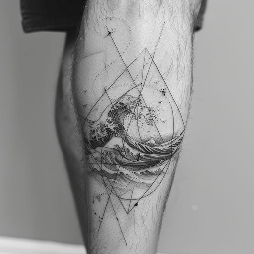 Geometric storm in the ocean