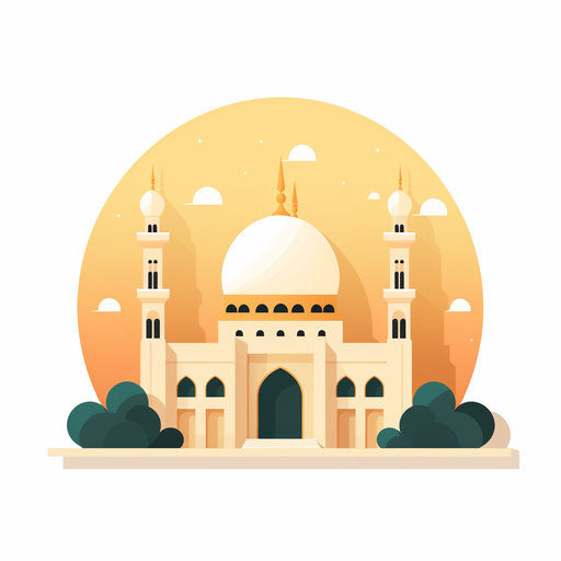 Illustration of a celebration in Minimalist style, on white background