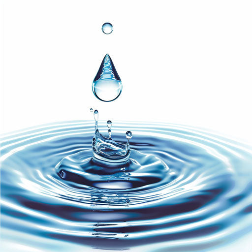 Water droplet with ripples for your business logo