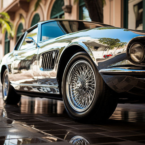 Maserati Ghibli classic chrome