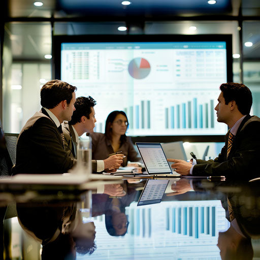 Strategy meeting with financial projections